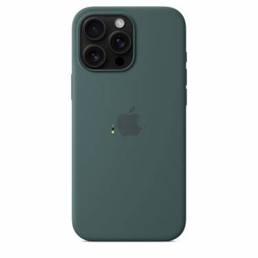 Apple iPhone 16 Pro Max Silicone Case with MagSafe Lake Green (Seasonal)